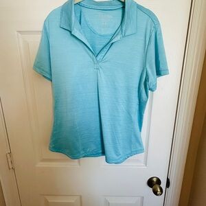 Tommy Bahama Blue Polo Short Sleeve T-Shirt